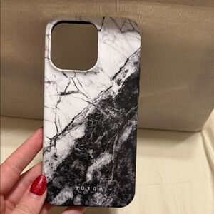 Burga Black and White Marble Phone Case